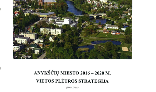 Anykščių  miesto vietos veiklos grupės parengta strategija – tarp 3 geriausių Lietuvoje