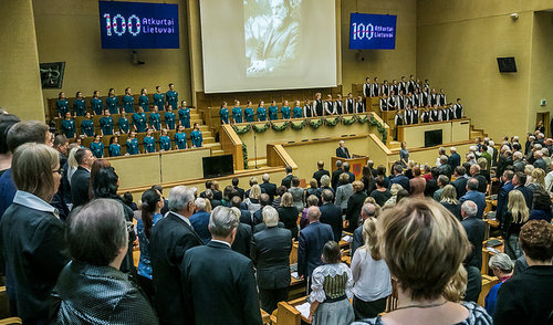 Seimas pradėjo Valstybės atkūrimo šimtmečio minėjimą