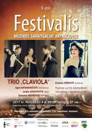 Trio „Claviola“ ir soprano Ernestos Juškaitės koncertas