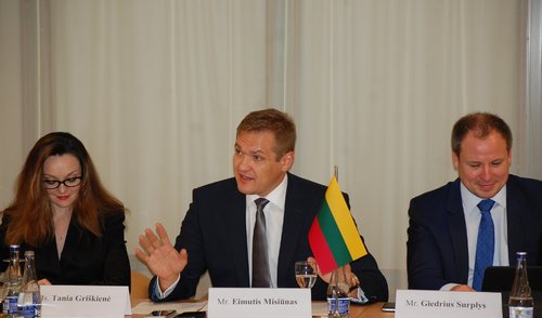 Apie tvarią regionų plėtrą Baltijos šalių ministrai diskutavo Anykščiuose 