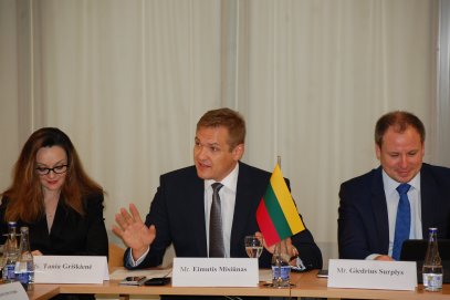 Apie tvarią regionų plėtrą Baltijos šalių ministrai diskutavo Anykščiuose 